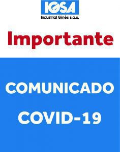 Comunicado cambio horarios