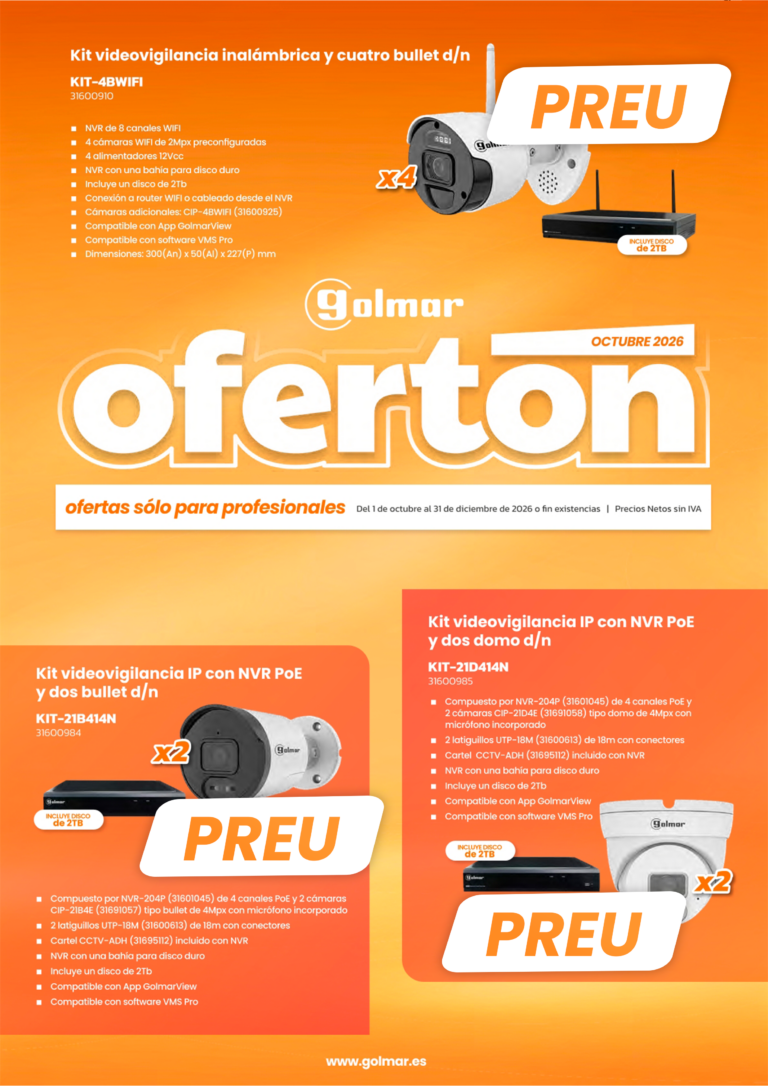 OFERTÓN Golmar Octubre – Desembre 2026