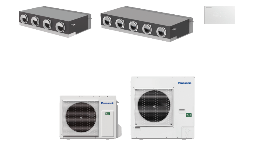 Unitats interiors Panasonic PACi NX Multi Zone Duct PQ4 i PQ5