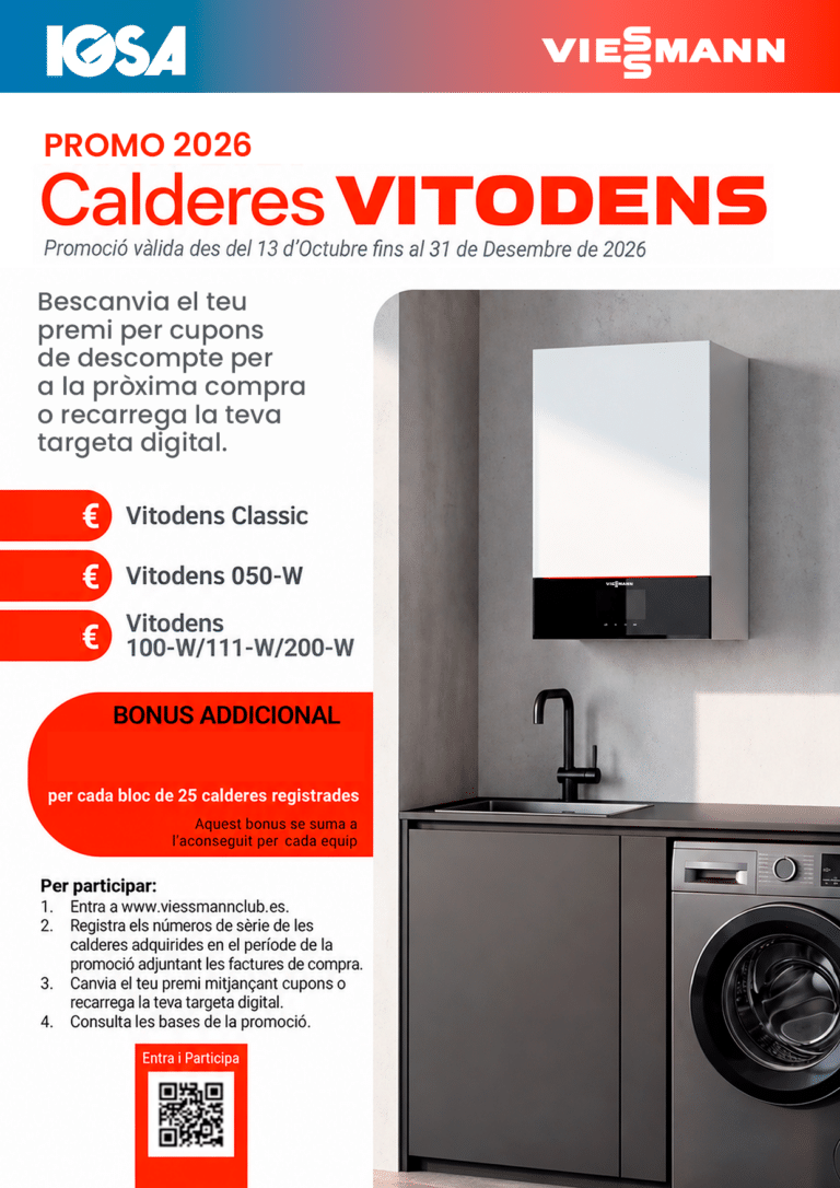 PROMOCIÓ! Calderes VITODENS de Viessmann
