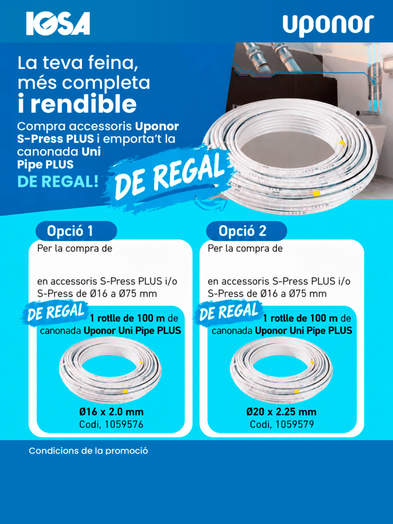 PROMOCIÓ Uponor! La teva feina, més completa i rendible