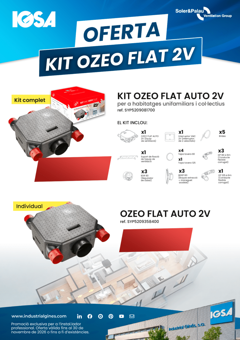 OFERTA! Kit OZEO FLAT 2V de S&P