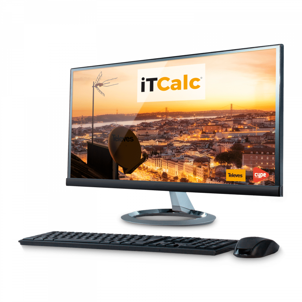 Imatge oficial del programari iTCalc de Televés i CYPE